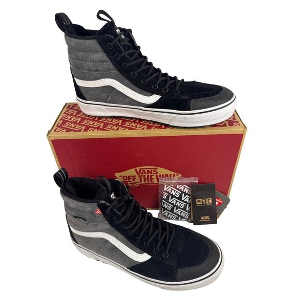 Vans Other - Vans Mens Sk8-HI MTE-2 Black/Pewter Suede Hi-Top Sneaker Shoe US M 10.5